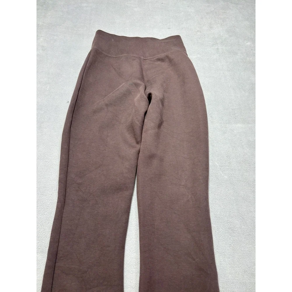 Nike Tech Fleece High Waisted Joggers Cacao Wow Brown Double Zip Pants Small NEW